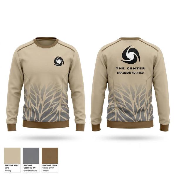 Crew Neck Sweatshirt, The Center Brazilian Jiu-Jitsu, , Teamtime, Team time, sublimation, custom sports apparel, team uniforms, spirit wear, spiritwear, sports uniforms, custom shirts, team store, custom team store, fundraiser sports, apparel fundraiser