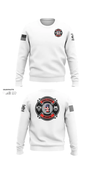 Crew Neck Sweatshirt, Gallatin Fire Department Station 4, Fire Department, Teamtime, Team time, sublimation, custom sports apparel, team uniforms, spirit wear, spiritwear, sports uniforms, custom shirts, team store, custom team store, fundraiser sports, apparel fundraiser