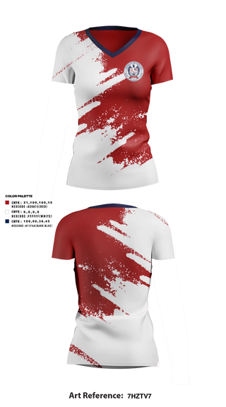 Womens Short Sleeve Vneck Shirt, American Renaissance Academy, Swimming, Teamtime, Team time, sublimation, custom sports apparel, team uniforms, spirit wear, spiritwear, sports uniforms, custom shirts, team store, custom team store, fundraiser sports, apparel fundraiser