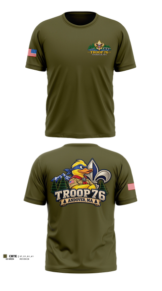 Short Sleeve Performance Shirt, Troop 76, , Teamtime, Team time, sublimation, custom sports apparel, team uniforms, spirit wear, spiritwear, sports uniforms, custom shirts, team store, custom team store, fundraiser sports, apparel fundraiser