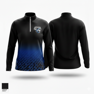 Quarter Zip Jacket, Detroit Bees, Softball, Teamtime, Team time, sublimation, custom sports apparel, team uniforms, spirit wear, spiritwear, sports uniforms, custom shirts, team store, custom team store, fundraiser sports, apparel fundraiser