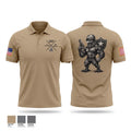 1st PLT Roosters Short Sleeve Performance Polo - 1