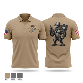 Short Sleeve Performance Polo, 1st PLT Roosters, Army, Teamtime, Team time, sublimation, custom sports apparel, team uniforms, spirit wear, spiritwear, sports uniforms, custom shirts, team store, custom team store, fundraiser sports, apparel fundraiser