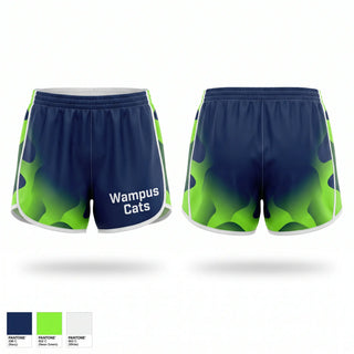 Womens Shorts, Wampus Cats, Baseball, Teamtime, Team time, sublimation, custom sports apparel, team uniforms, spirit wear, spiritwear, sports uniforms, custom shirts, team store, custom team store, fundraiser sports, apparel fundraiser