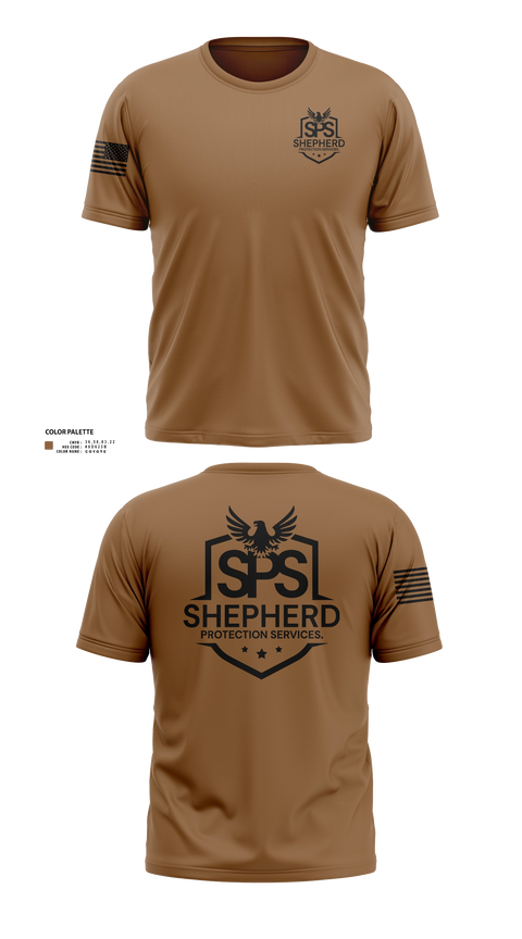 Old School Cotton Feel Shirt, SHEPHERD PROTECTION SERVICES, , Teamtime, Team time, sublimation, custom sports apparel, team uniforms, spirit wear, spiritwear, sports uniforms, custom shirts, team store, custom team store, fundraiser sports, apparel fundraiser