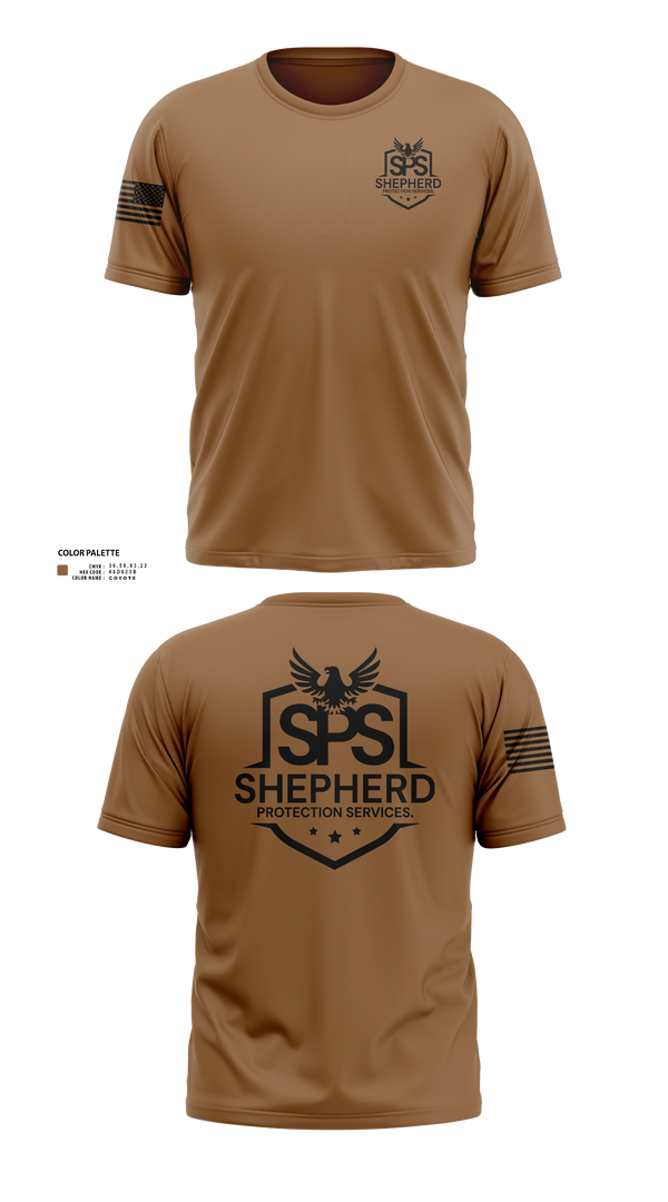 Old School Cotton Feel Shirt, SHEPHERD PROTECTION SERVICES, , Teamtime, Team time, sublimation, custom sports apparel, team uniforms, spirit wear, spiritwear, sports uniforms, custom shirts, team store, custom team store, fundraiser sports, apparel fundraiser