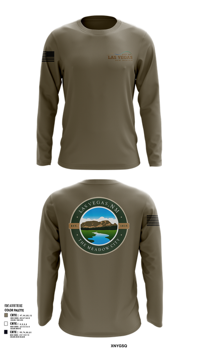 Las Vegas 59240109 Long Sleeve Performance Shirt 3