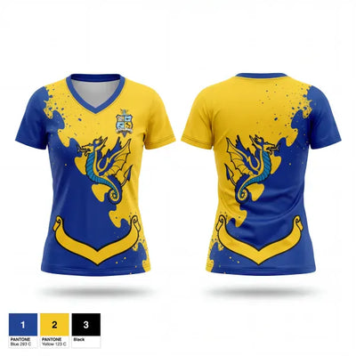 Aviano Rugby Football Club 36439619 Women's Short Sleeve V-neck Shirt - 1