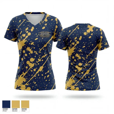 St.Francis de Sales Pioneers 57708346 Women's Short Sleeve V-neck Shirt - 1