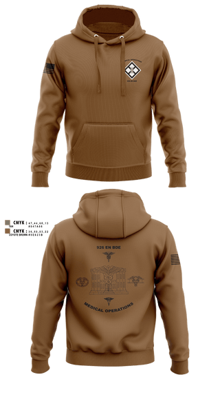 Hoodie, 926 EN BDE, Army, Teamtime, Team time, sublimation, custom sports apparel, team uniforms, spirit wear, spiritwear, sports uniforms, custom shirts, team store, custom team store, fundraiser sports, apparel fundraiser