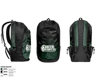 Gear Bag, MN Green Giants, Ice Hockey, Teamtime, Team time, sublimation, custom sports apparel, team uniforms, spirit wear, spiritwear, sports uniforms, custom shirts, team store, custom team store, fundraiser sports, apparel fundraiser