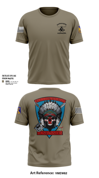 Old School Cotton Feel Shirt, B Company, 1-210th Aviation Regt, Army, Teamtime, Team time, sublimation, custom sports apparel, team uniforms, spirit wear, spiritwear, sports uniforms, custom shirts, team store, custom team store, fundraiser sports, apparel fundraiser