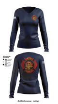 City of Lake Geneva Fire Department 76395935 Women's Long Sleeve V-neck Shirt - 101