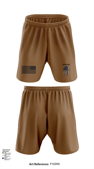 Athletic Shorts With Pockets, Spartans, , Teamtime, Team time, sublimation, custom sports apparel, team uniforms, spirit wear, spiritwear, sports uniforms, custom shirts, team store, custom team store, fundraiser sports, apparel fundraiser