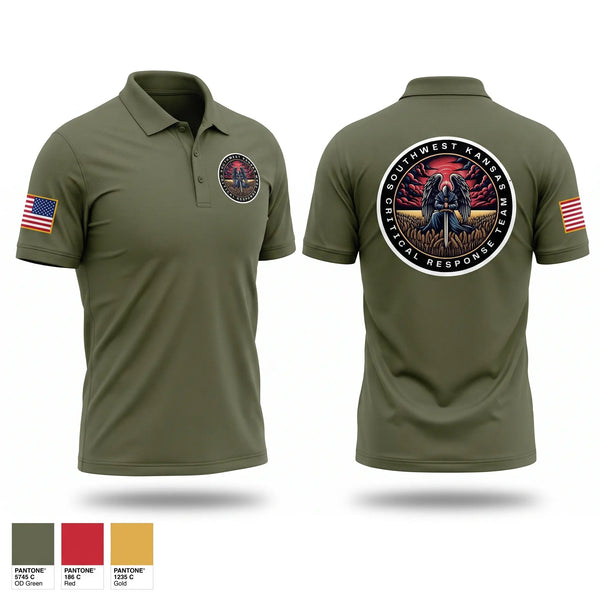 Short Sleeve Performance Polo, SOUTHWEST KANSAS CRITICAL RESPONSE TEAM, Police, Teamtime, Team time, sublimation, custom sports apparel, team uniforms, spirit wear, spiritwear, sports uniforms, custom shirts, team store, custom team store, fundraiser sports, apparel fundraiser