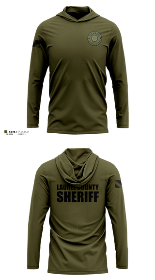 Long Sleeve hooded sunshirt, LAUREL COUNTY SHERIFFS OFFICE, Police, Teamtime, Team time, sublimation, custom sports apparel, team uniforms, spirit wear, spiritwear, sports uniforms, custom shirts, team store, custom team store, fundraiser sports, apparel fundraiser