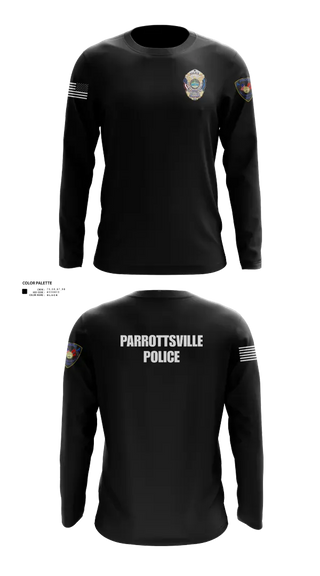 Long Sleeve Performance Shirt, Parrottsville police, Police, Teamtime, Team time, sublimation, custom sports apparel, team uniforms, spirit wear, spiritwear, sports uniforms, custom shirts, team store, custom team store, fundraiser sports, apparel fundraiser