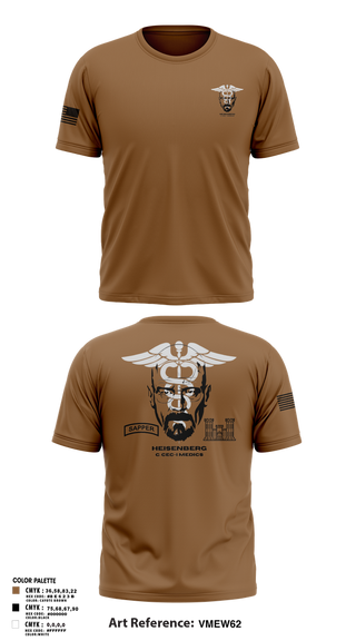 Old School Cotton Feel Shirt, Heisenberg’s, Army, Teamtime, Team time, sublimation, custom sports apparel, team uniforms, spirit wear, spiritwear, sports uniforms, custom shirts, team store, custom team store, fundraiser sports, apparel fundraiser