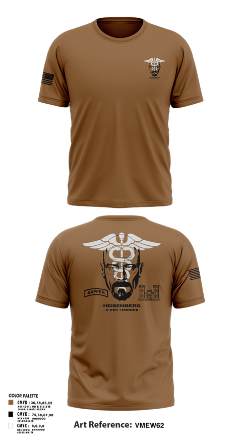 Old School Cotton Feel Shirt, Heisenberg’s, Army, Teamtime, Team time, sublimation, custom sports apparel, team uniforms, spirit wear, spiritwear, sports uniforms, custom shirts, team store, custom team store, fundraiser sports, apparel fundraiser