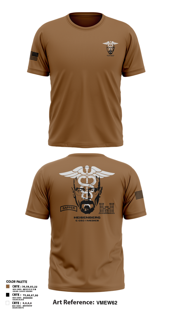 Old School Cotton Feel Shirt, Heisenberg’s, Army, Teamtime, Team time, sublimation, custom sports apparel, team uniforms, spirit wear, spiritwear, sports uniforms, custom shirts, team store, custom team store, fundraiser sports, apparel fundraiser