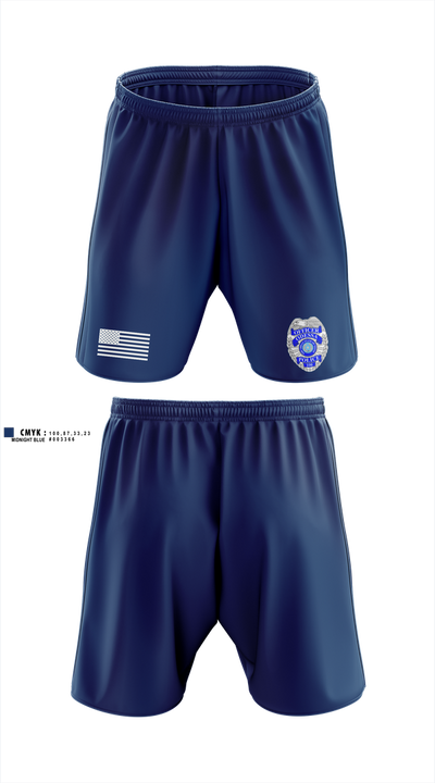 Odessa Police Department 86817075 Athletic Shorts With Pockets - 1