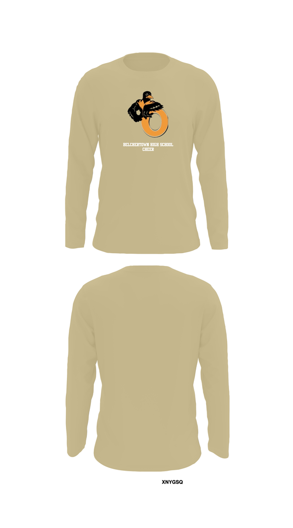 Long Sleeve Performance Shirt, Belchertown High School Cheer, Cheer, Teamtime, Team time, sublimation, custom sports apparel, team uniforms, spirit wear, spiritwear, sports uniforms, custom shirts, team store, custom team store, fundraiser sports, apparel fundraiser