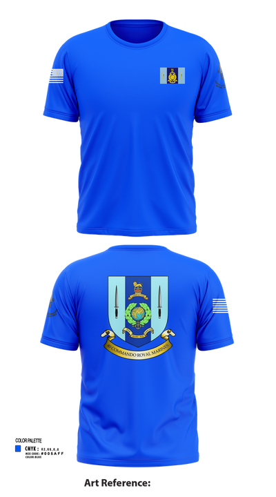 40 Royal marine commando 16460352 Short Sleeve Performance Shirt - 102