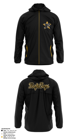 Windbreaker, Five Star Mafia, Baseball, Teamtime, Team time, sublimation, custom sports apparel, team uniforms, spirit wear, spiritwear, sports uniforms, custom shirts, team store, custom team store, fundraiser sports, apparel fundraiser