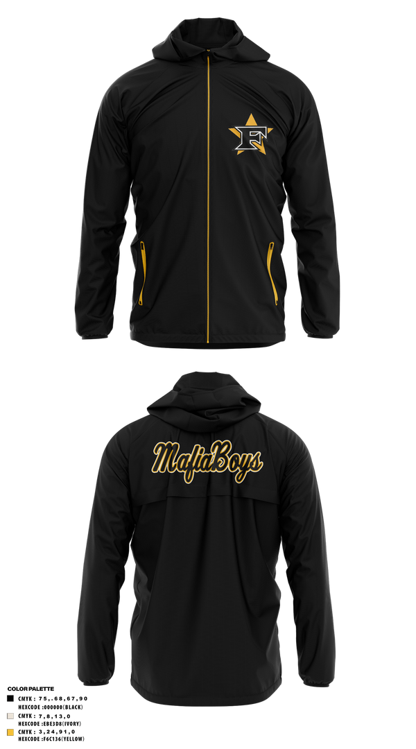 Windbreaker, Five Star Mafia, Baseball, Teamtime, Team time, sublimation, custom sports apparel, team uniforms, spirit wear, spiritwear, sports uniforms, custom shirts, team store, custom team store, fundraiser sports, apparel fundraiser