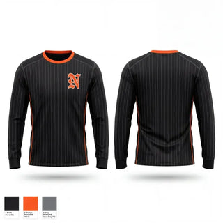 Long Sleeve Performance Shirt, Normandy Invaders, Baseball, Teamtime, Team time, sublimation, custom sports apparel, team uniforms, spirit wear, spiritwear, sports uniforms, custom shirts, team store, custom team store, fundraiser sports, apparel fundraiser