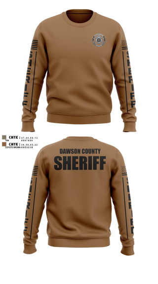 Crew Neck Sweatshirt, Dawson County Sheriff’s Office, Police, Teamtime, Team time, sublimation, custom sports apparel, team uniforms, spirit wear, spiritwear, sports uniforms, custom shirts, team store, custom team store, fundraiser sports, apparel fundraiser