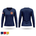 Nolensville Fire Rescue Women's Long Sleeve V-neck Shirt - 1