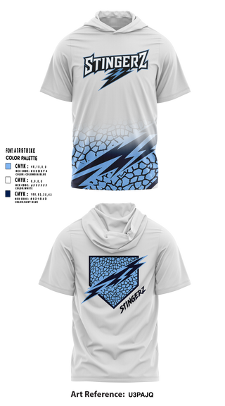 Short Sleeve Performance Shirt with hood, GS Baseball, Baseball, Teamtime, Team time, sublimation, custom sports apparel, team uniforms, spirit wear, spiritwear, sports uniforms, custom shirts, team store, custom team store, fundraiser sports, apparel fundraiser