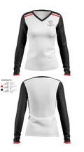 Firecracker Athletics 5523702 Women's Long Sleeve V-neck Shirt - 1