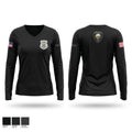 Portsmouth Police Women's Long Sleeve V-neck Shirt - 1