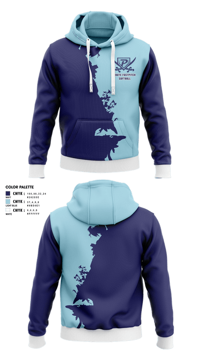 Pirate Fastpitch Softball 84548794 Hoodie - 2
