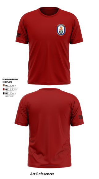 Short Sleeve Performance Shirt, USS CHOSIN, , Teamtime, Team time, sublimation, custom sports apparel, team uniforms, spirit wear, spiritwear, sports uniforms, custom shirts, team store, custom team store, fundraiser sports, apparel fundraiser