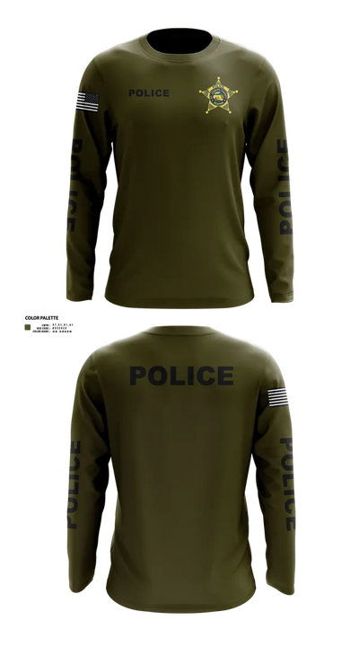 St. Joseph County Police Department 17172359 Long Sleeve Performance Shirt 70