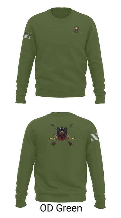 HHC 1ST BN 65TH INF REG 37027078 Crew Neck Sweatshirt - 45