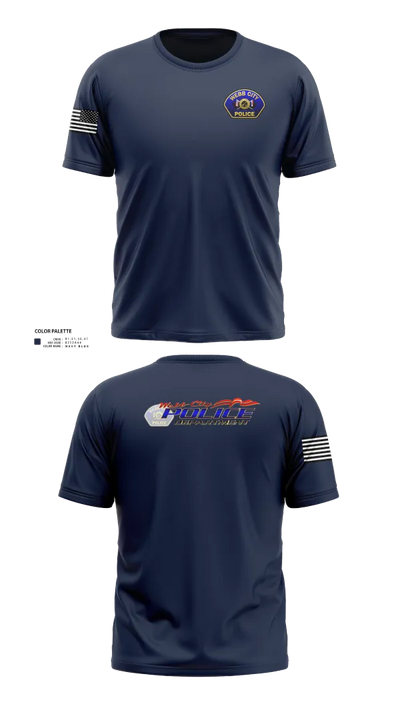 Webb City Police Department 58587049 Old School Cotton Feel Shirt - 22