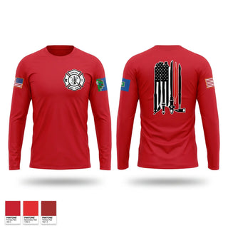 Long Sleeve Performance Shirt, Odessa Fire Department, Fire Department, Teamtime, Team time, sublimation, custom sports apparel, team uniforms, spirit wear, spiritwear, sports uniforms, custom shirts, team store, custom team store, fundraiser sports, apparel fundraiser