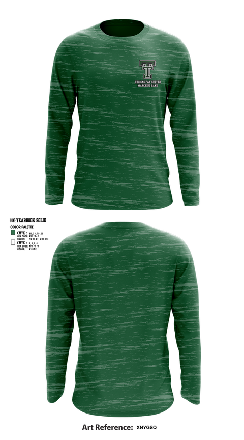 Long Sleeve Performance Shirt, Thomas Fay Custer Marching Band, Spirit Store, Teamtime, Team time, sublimation, custom sports apparel, team uniforms, spirit wear, spiritwear, sports uniforms, custom shirts, team store, custom team store, fundraiser sports, apparel fundraiser