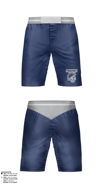 Fruitport Middle School Wrestling Fight Shorts - 1