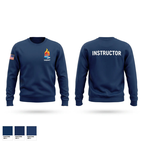 Crew Neck Sweatshirt, IAEMT, EMS/EMT, Teamtime, Team time, sublimation, custom sports apparel, team uniforms, spirit wear, spiritwear, sports uniforms, custom shirts, team store, custom team store, fundraiser sports, apparel fundraiser