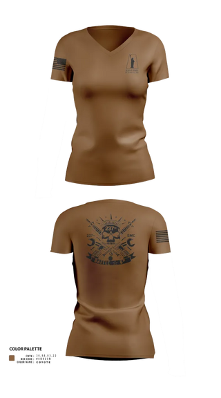 Womens Short Sleeve Vneck Shirt, 237th smc, , Teamtime, Team time, sublimation, custom sports apparel, team uniforms, spirit wear, spiritwear, sports uniforms, custom shirts, team store, custom team store, fundraiser sports, apparel fundraiser