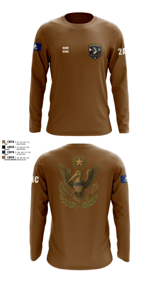 Long Sleeve Performance Shirt, 2nd Area Command (LASG), , Teamtime, Team time, sublimation, custom sports apparel, team uniforms, spirit wear, spiritwear, sports uniforms, custom shirts, team store, custom team store, fundraiser sports, apparel fundraiser