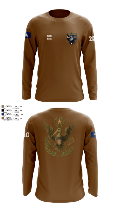 2nd Area Command (LASG) 22511039 Long Sleeve Performance Shirt 7