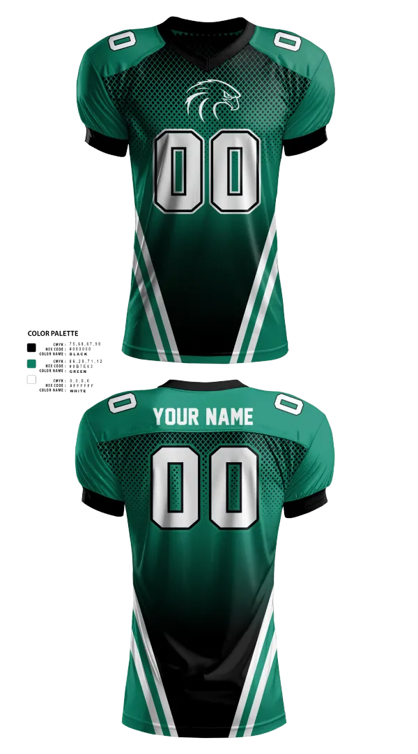 Football Jersey, NSU Riverhawks Football, , Teamtime, Team time, sublimation, custom sports apparel, team uniforms, spirit wear, spiritwear, sports uniforms, custom shirts, team store, custom team store, fundraiser sports, apparel fundraiser