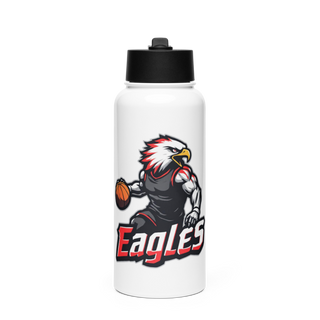 Eagles Stainless Steel Water Bottle with a Straw Lid