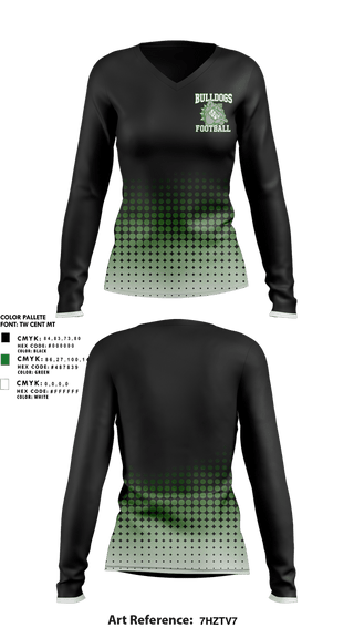 Womens Long Sleeve Vneck Shirt, Franklin county youth cheer, Cheer, Teamtime, Team time, sublimation, custom sports apparel, team uniforms, spirit wear, spiritwear, sports uniforms, custom shirts, team store, custom team store, fundraiser sports, apparel fundraiser